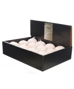 Sfera rosa paillettes 8 cm