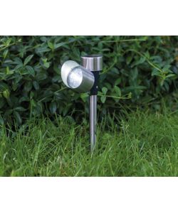 Kaemingk Lampade Solari LED - Acciaio Inossidabile - 23,5 cm