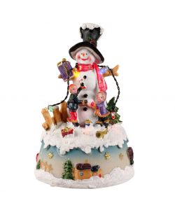 Decorazione Natalizia Luminosa in Poliresina - 5 LED Multicolore