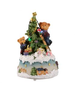 Decorazione Natalizia Luminosa in Poliresina - 5 LED Multicolore