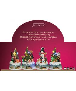 Decorazione Natalizia Luminosa in Poliresina - 5 LED Multicolore