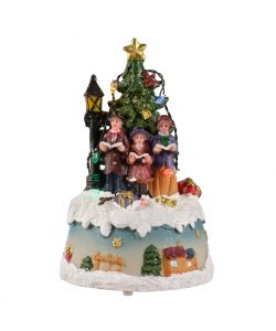 Decorazione Natalizia Luminosa in Poliresina - 5 LED Multicolore