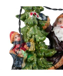 Decorazione Natalizia Luminosa in Poliresina - 5 LED Multicolore