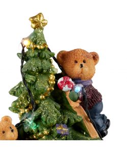 Decorazione Natalizia Luminosa in Poliresina - 5 LED Multicolore