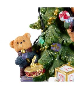 Decorazione Natalizia Luminosa in Poliresina - 5 LED Multicolore