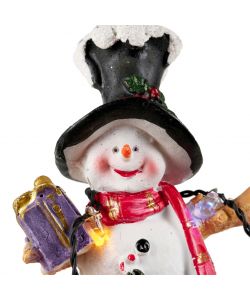 Decorazione Natalizia Luminosa in Poliresina - 5 LED Multicolore