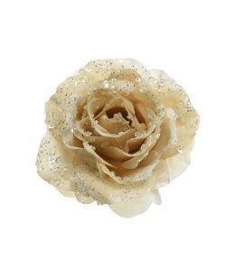 Clip stella di natale 14xh8,5 cm oro