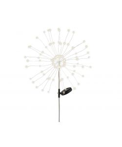 Lumineo Lampada Giardino LED Solare 105 cm Bianco Caldo Waterproof