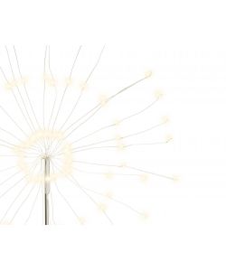 Lumineo Lampada Giardino LED Solare 105 cm Bianco Caldo Waterproof