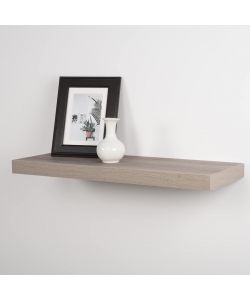 Kimono Mensola Tamburata in MDF Rovere Grigio 600x235 mm