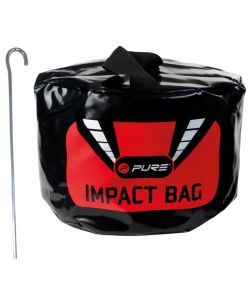 Pure2Improve Sacca Impatto da Golf per Allenamento Nera 23x8x25 cm