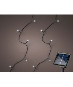 100 luci LED bianco freddo energia solare