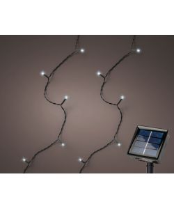 100 luci LED bianco freddo energia solare