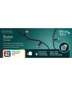 100 luci LED multicolor energia solare