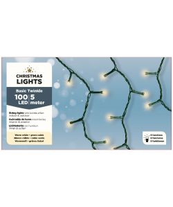 Luci Albero 100 led caldo 495cm