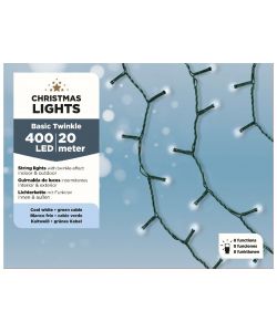 Luci Natale 400 LED bianco freddo