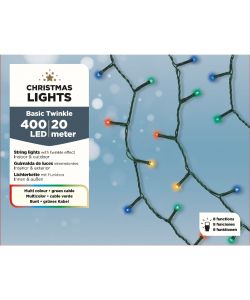 Luci Natale 400 LED multicolor