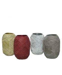 Nastro in colorazioni natalizie glitter