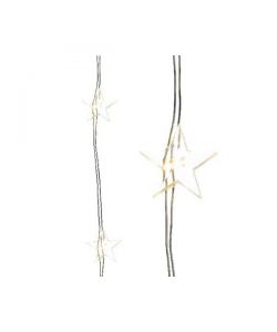Lumineo Luci Stelle 40 Micro-LED a Batteria - Bianco Caldo - 1,95 m