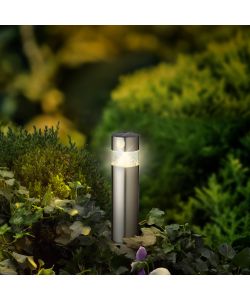 Paletto solare inox 30cm