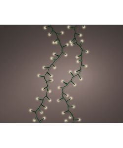 600 led luce bianco calda cavo luci 15 mt int.est.