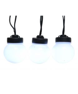 20 globo luci led bianco fredda cavo luci 9,50 m int