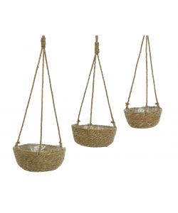 Cesta da appendere 20x10 cm naturale