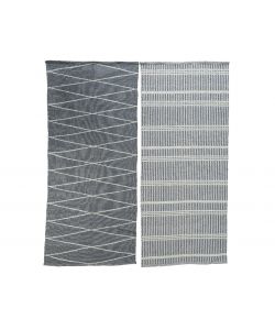 Tappeto 180X120X0,5 Cm Colore Grigio. Fantasie assortite