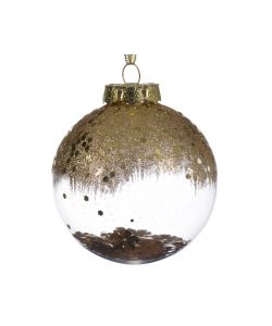 Decoris Pallina Natale Oro Infrangibile - Eleganza e Sicurezza - 8cm