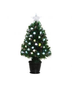 Albero fibre ottiche 84 luci 90 h cm