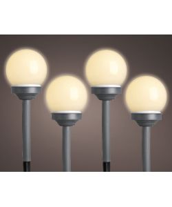 Paletto solare LED 27 cm luce calda