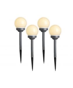 Paletto solare LED 27 cm luce calda