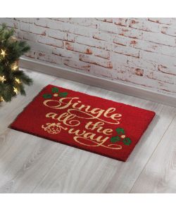 Tappetino Ingresso Natalizio 60x40 cm - Zerbino Decorativo Assortito