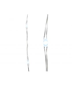 40 luci micro led a batteria luce bianco fredda int.