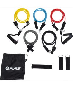 Pure2Improve Set di Elastici Tubolari da Allenamento