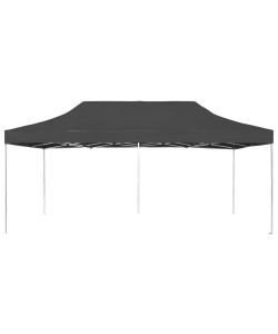 vidaXL Gazebo Professionale Pieghevole - Antracite - 6x3 m