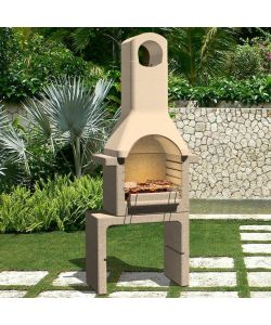 Barbecue Fisso in Muratura con Canna Fumaria 45646