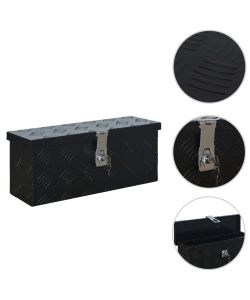  Scatola in Alluminio 485x140x200 mm Nera