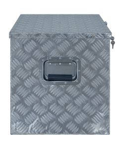  Scatola in Alluminio 610x430x455 mm Argento