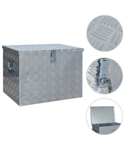  Scatola in Alluminio 610x430x455 mm Argento