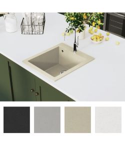 Lavello da Cucina in Granito Vasca Singola Beige