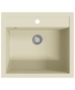 Lavello da Cucina in Granito Vasca Singola Beige