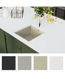 Lavello da Cucina in Granito Vasca Singola Beige