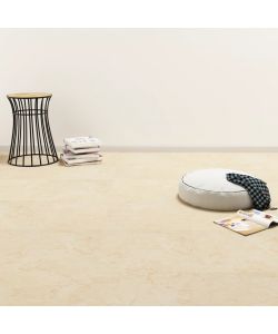 Listoni per Pavimenti Autoadesivi in PVC 5,11 mq Beige