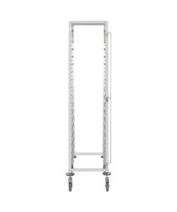 Carrello da Cucina per 16 Vassoi 38x55x163 cm in Acciaio Inox