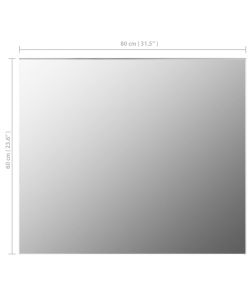 Specchio Senza Cornice 80x60 cm in Vetro