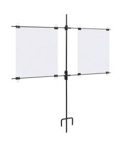 Supporto Bersagli di Carta con Fogli di Tiro 78x76cm Acciaio