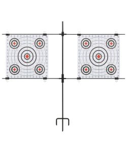 Supporto Bersagli di Carta con Fogli di Tiro 78x76cm Acciaio