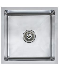 Lavello da Cucina Lavorato a Mano con Filtro in Acciaio Inox