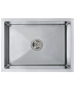 Lavello da Cucina Lavorato a Mano con Filtro in Acciaio Inox